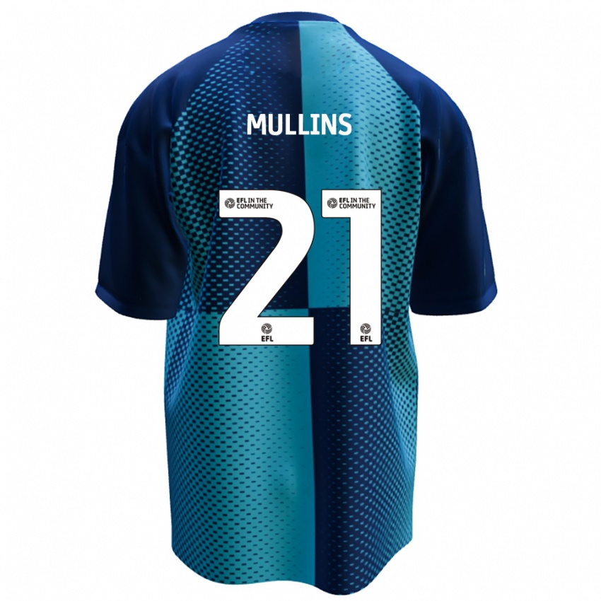 ילדים ג׳יימי מולינס #21 כחול תכלת ג'רזי ביתית 2025/26 חולצה קצרה