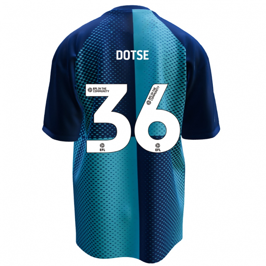 ילדים Jahiem Dotse #36 כחול תכלת ג'רזי ביתית 2025/26 חולצה קצרה