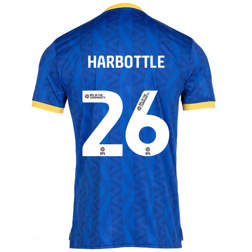 ילדים ריילי הארבוטל #26 כחול נייבי צהוב ג'רזי ביתית 2025/26 חולצה קצרה