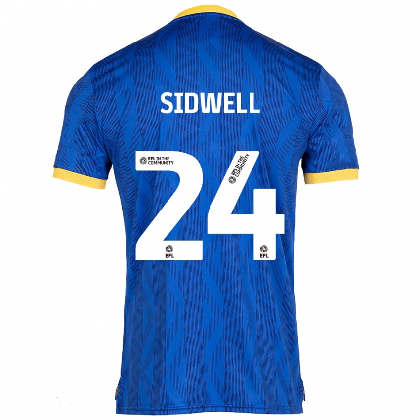 ילדים הארי ג׳ורג׳ סידוול #24 כחול נייבי צהוב ג'רזי ביתית 2025/26 חולצה קצרה