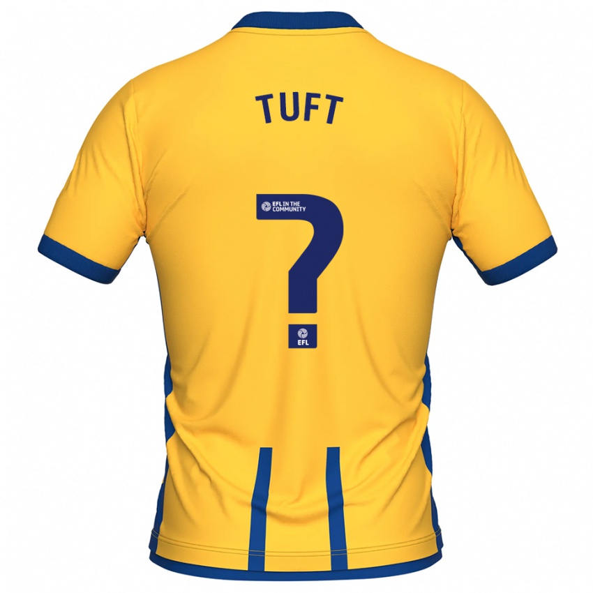 ילדים Jacob Tuft #0 צהוב כחול ג'רזי ביתית 2025/26 חולצה קצרה