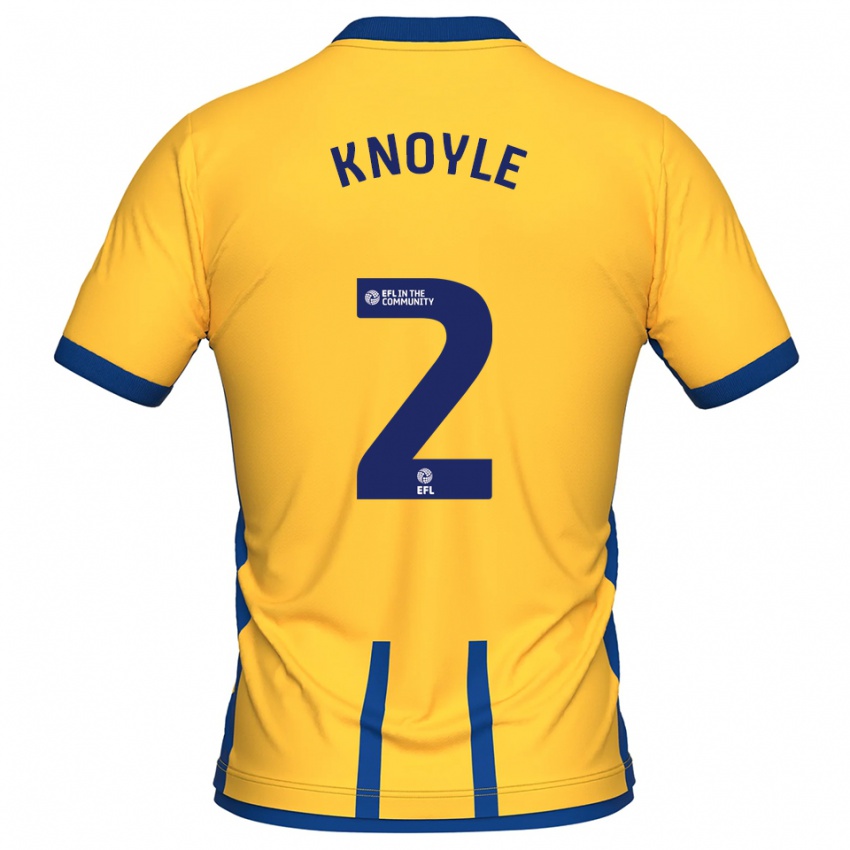 ילדים קייל נויל #2 צהוב כחול ג'רזי ביתית 2025/26 חולצה קצרה