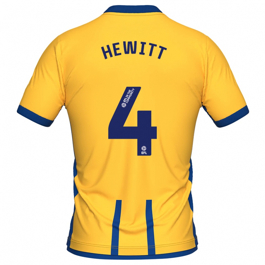 ילדים אליוט יואיט #4 צהוב כחול ג'רזי ביתית 2025/26 חולצה קצרה