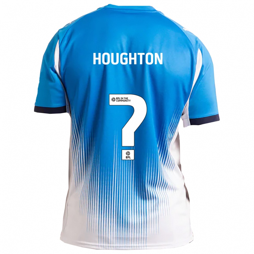 ילדים Harriet Houghton #0 כחול לבן ג'רזי ביתית 2025/26 חולצה קצרה