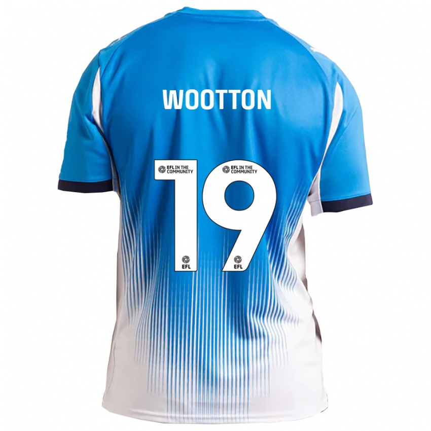 ילדים קייל ווטון #19 כחול לבן ג'רזי ביתית 2025/26 חולצה קצרה