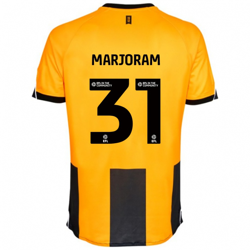 ילדים Sophie Marjoram #31 כתום שחור ג'רזי ביתית 2025/26 חולצה קצרה