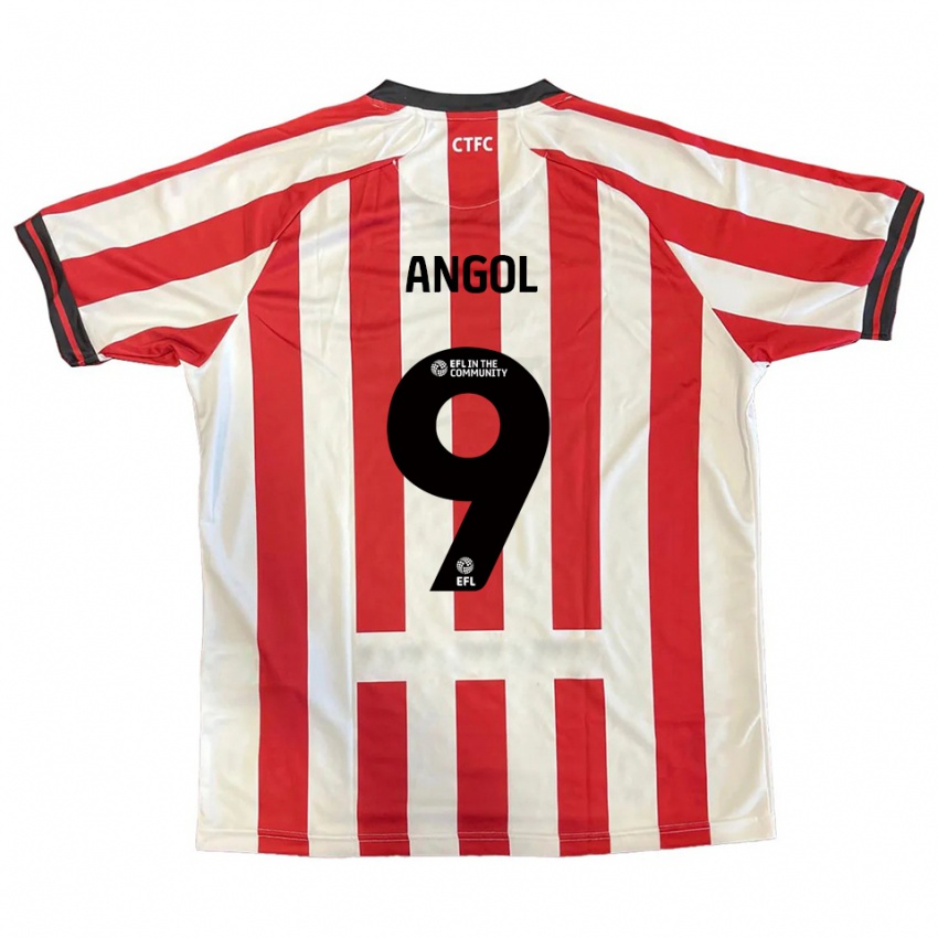 ילדים לי אנגול #9 אדום לבן שחור ג'רזי ביתית 2025/26 חולצה קצרה