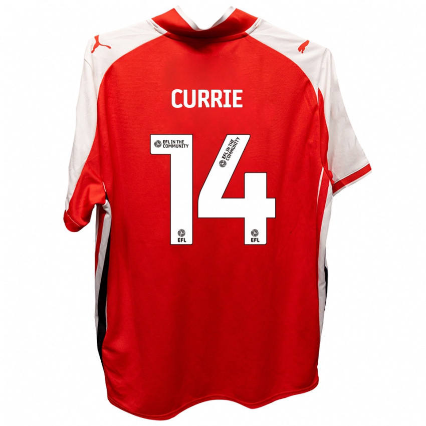 ילדים Harvey Currie #14 אדום לבן ג'רזי ביתית 2025/26 חולצה קצרה