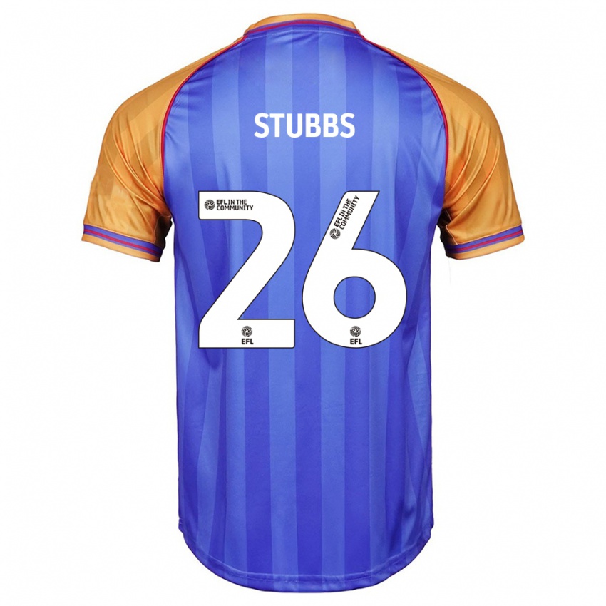 ילדים Sam Stubbs #26 כחול כתום ג'רזי ביתית 2025/26 חולצה קצרה