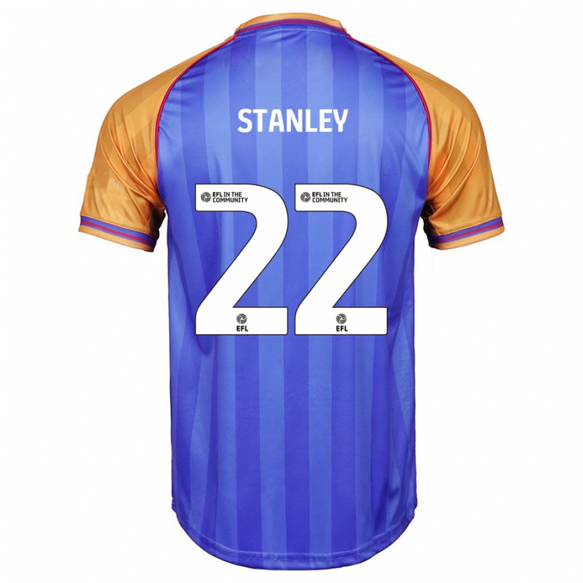 ילדים Eva Stanley #22 כחול כתום ג'רזי ביתית 2025/26 חולצה קצרה