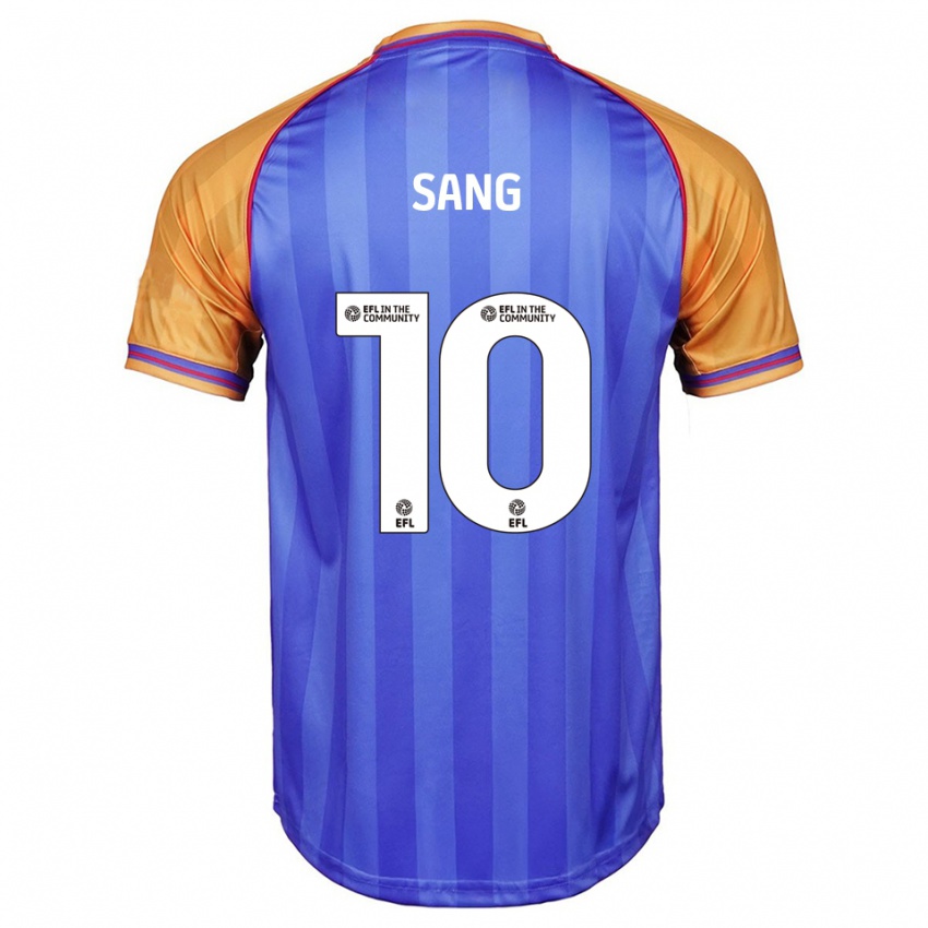 ילדים טום סאנג #10 כחול כתום ג'רזי ביתית 2025/26 חולצה קצרה