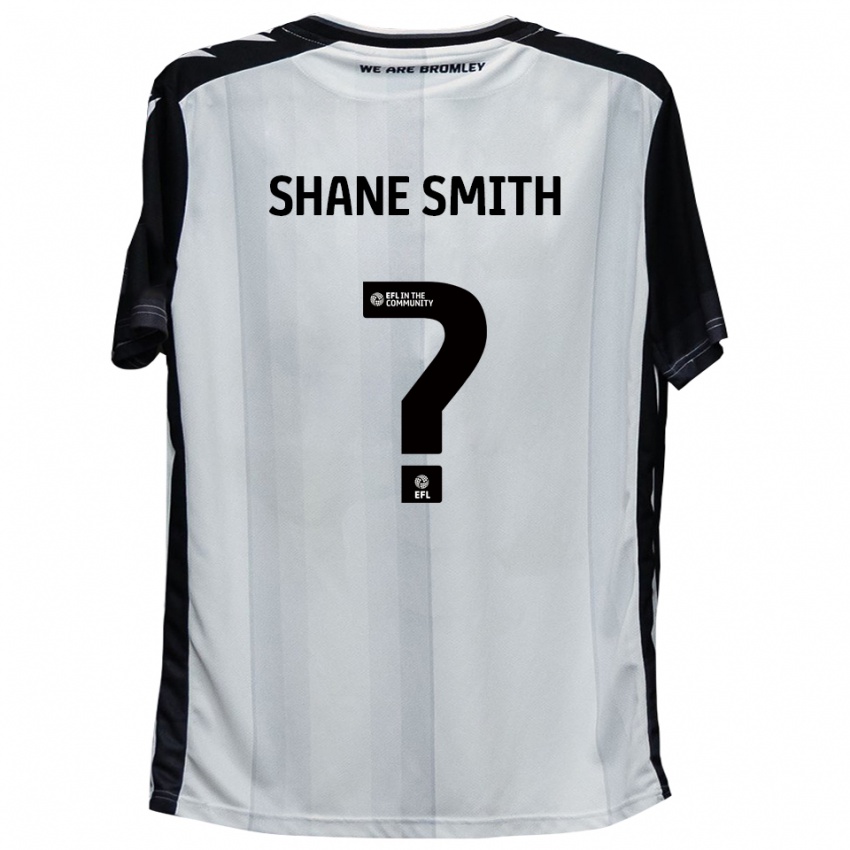 ילדים Shane Smith #0 לבן שחור ג'רזי ביתית 2025/26 חולצה קצרה