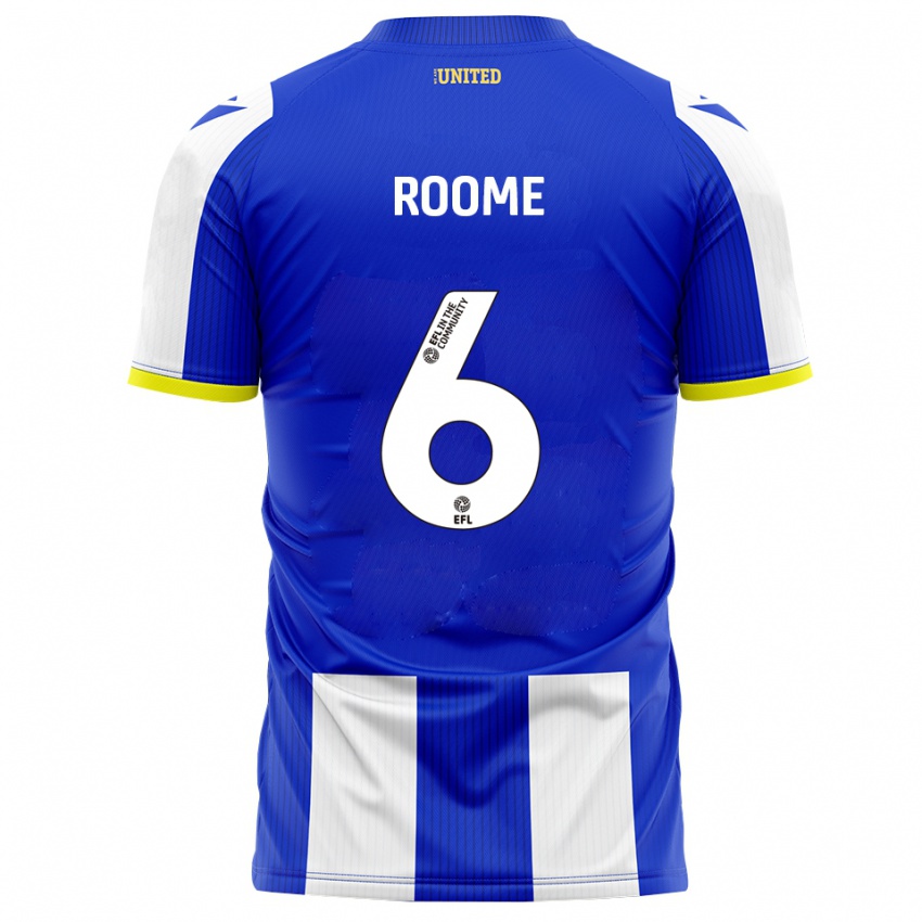 ילדים Tahlia Roome #6 כחול לבן ג'רזי ביתית 2025/26 חולצה קצרה