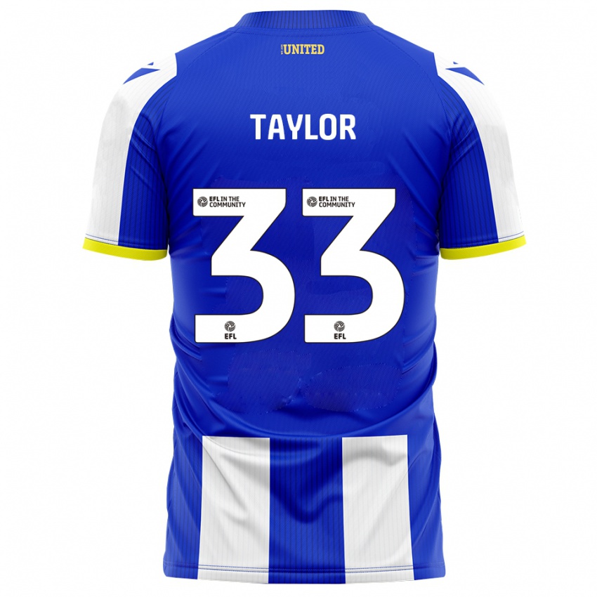 ילדים לייל טיילור #33 כחול לבן ג'רזי ביתית 2025/26 חולצה קצרה