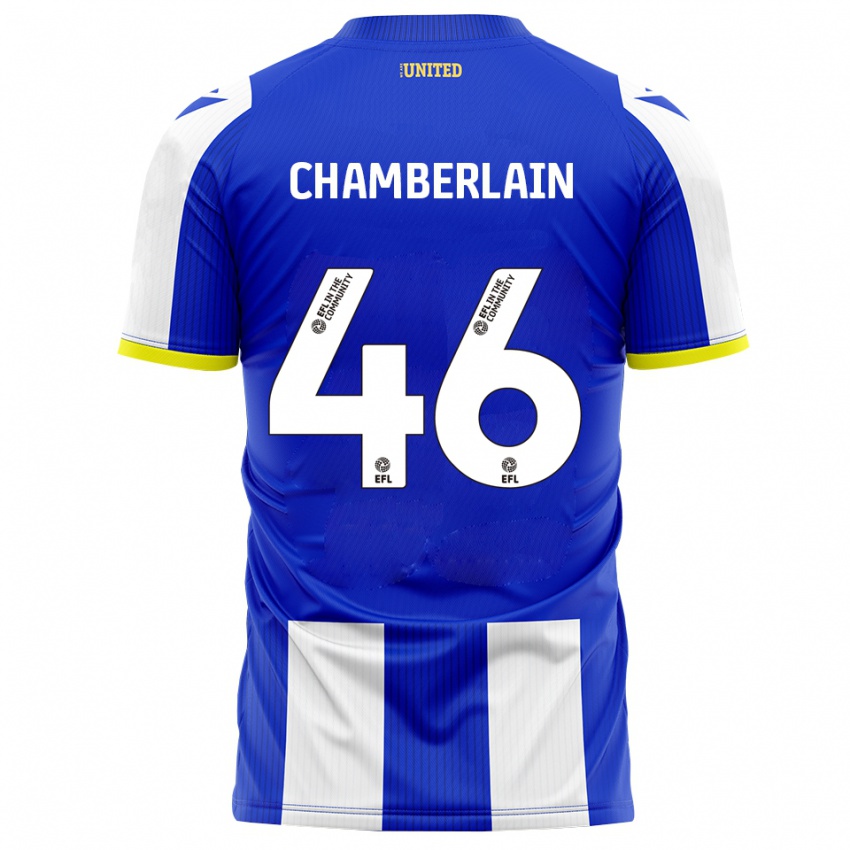ילדים הריסון צ׳מברליין #46 כחול לבן ג'רזי ביתית 2025/26 חולצה קצרה