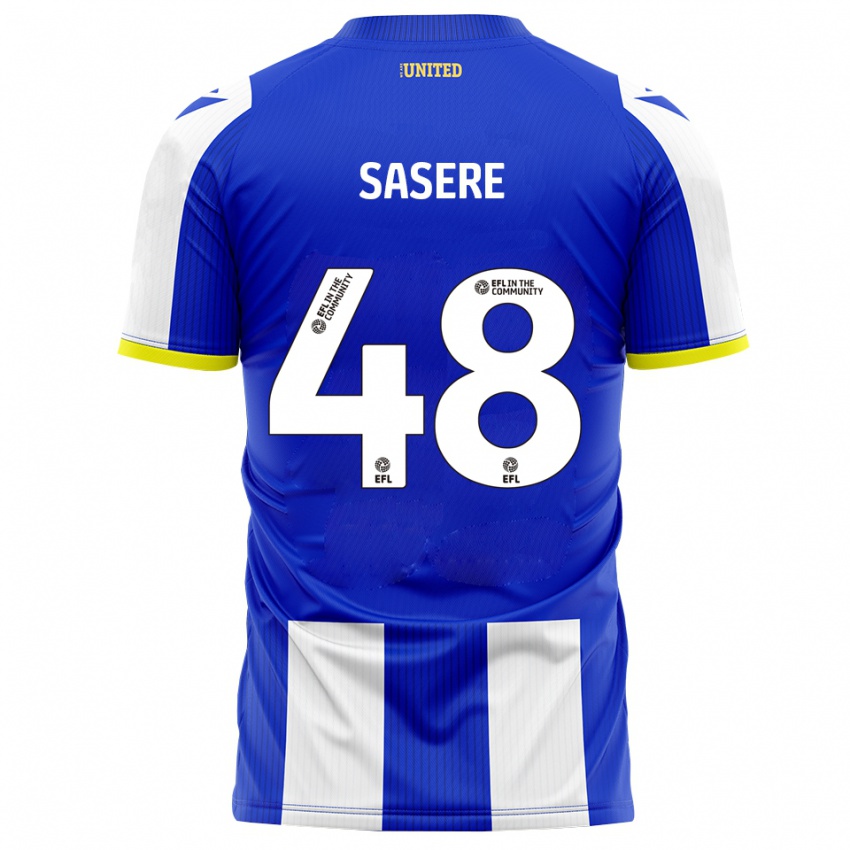 ילדים ג׳יימס ססר #48 כחול לבן ג'רזי ביתית 2025/26 חולצה קצרה