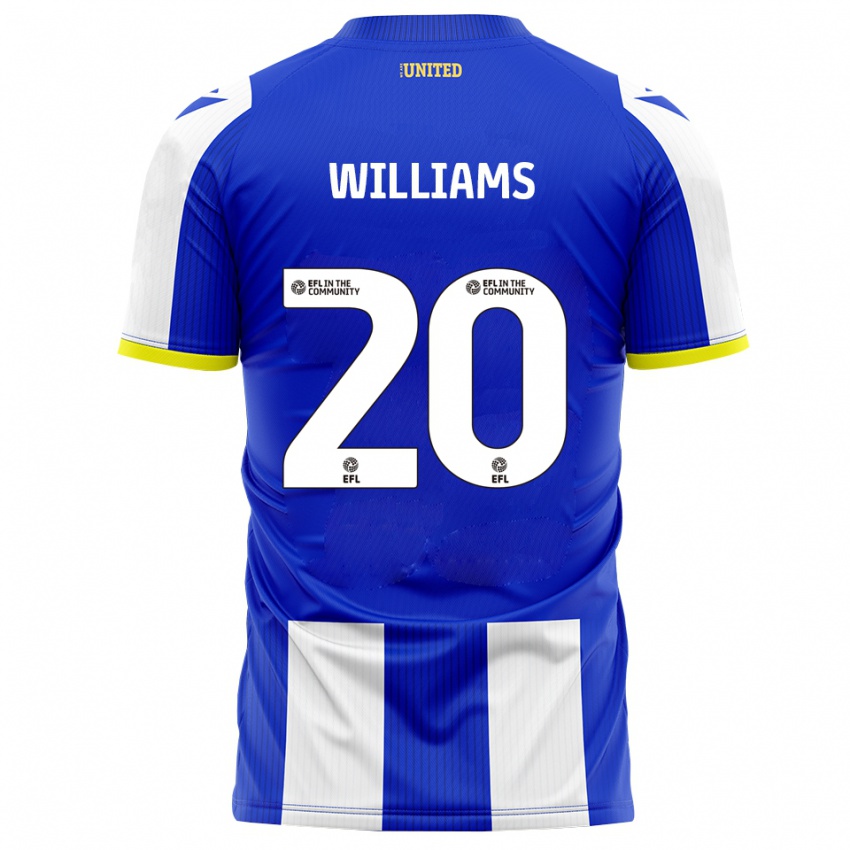 ילדים Billie-Jo Williams #20 כחול לבן ג'רזי ביתית 2025/26 חולצה קצרה