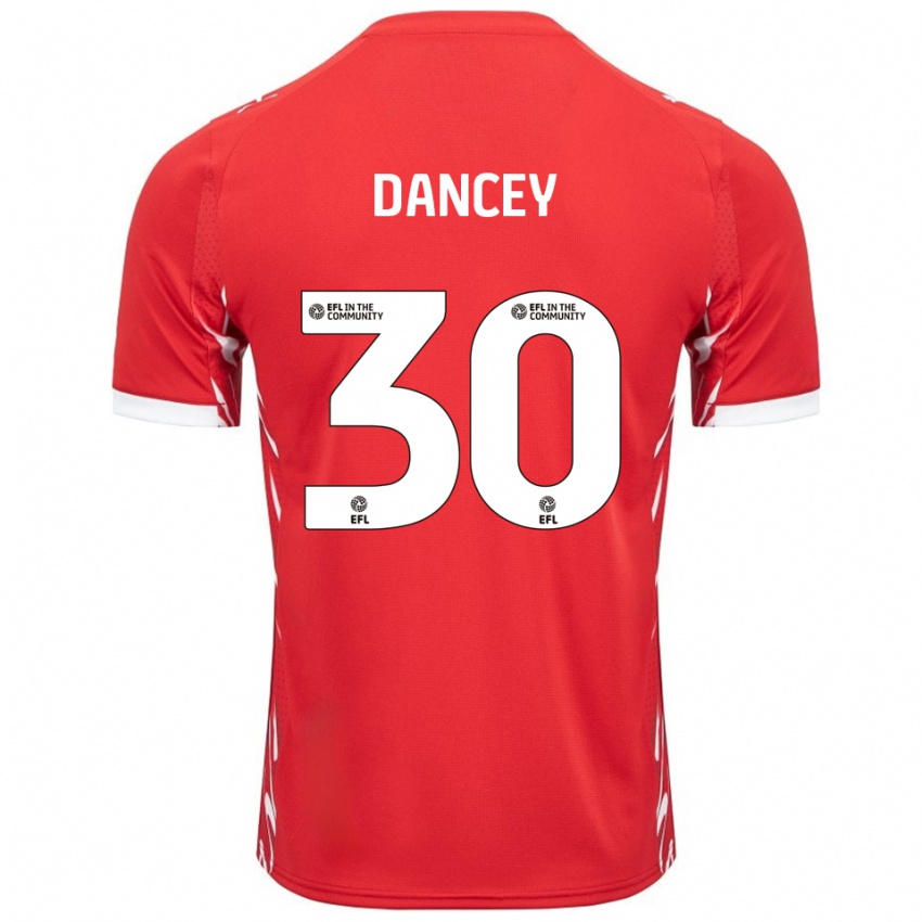 ילדים סטנלי רוברט דאנסי #30 אדום לבן ג'רזי ביתית 2025/26 חולצה קצרה