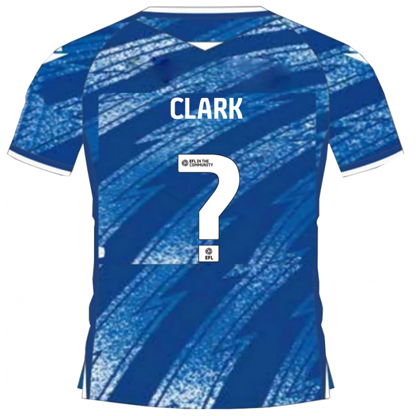 ילדים Ben Clark #0 כחול לבן ג'רזי ביתית 2025/26 חולצה קצרה