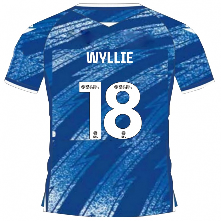 ילדים מרקוס וילייה #18 כחול לבן ג'רזי ביתית 2025/26 חולצה קצרה