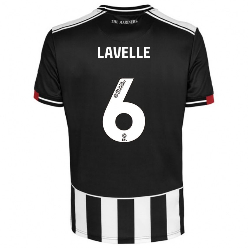 ילדים סמואל לוול #6 שחור לבן אדום ג'רזי ביתית 2025/26 חולצה קצרה