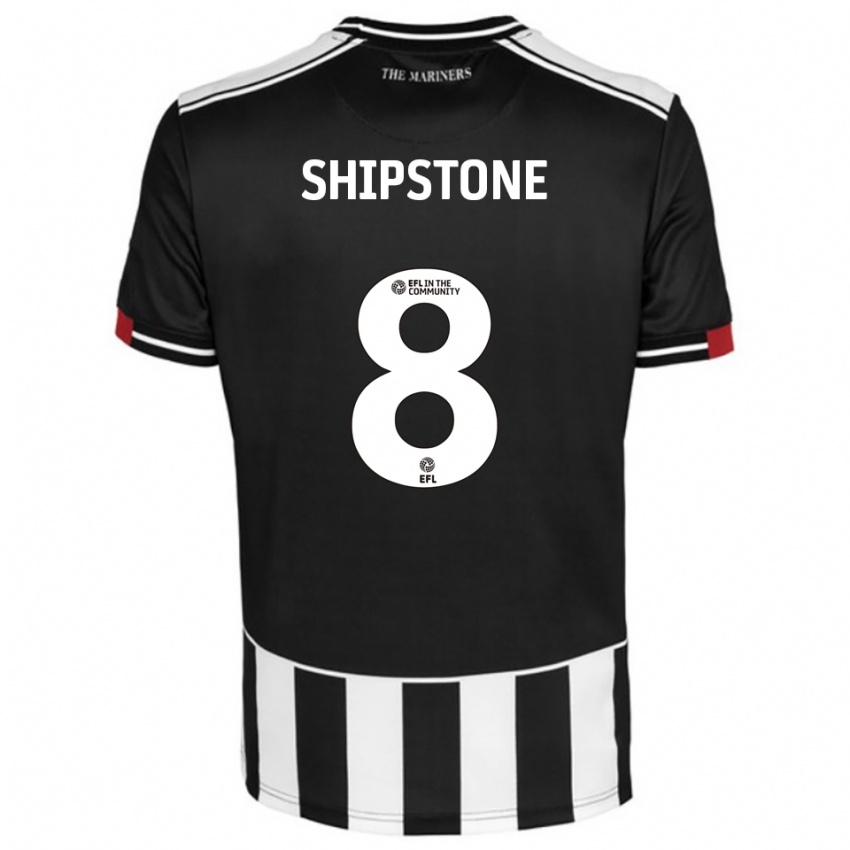 ילדים הארי שיפסטון #8 שחור לבן אדום ג'רזי ביתית 2025/26 חולצה קצרה