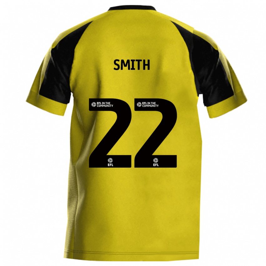 ילדים Reece Smith #22 צהוב אפור ג'רזי ביתית 2025/26 חולצה קצרה