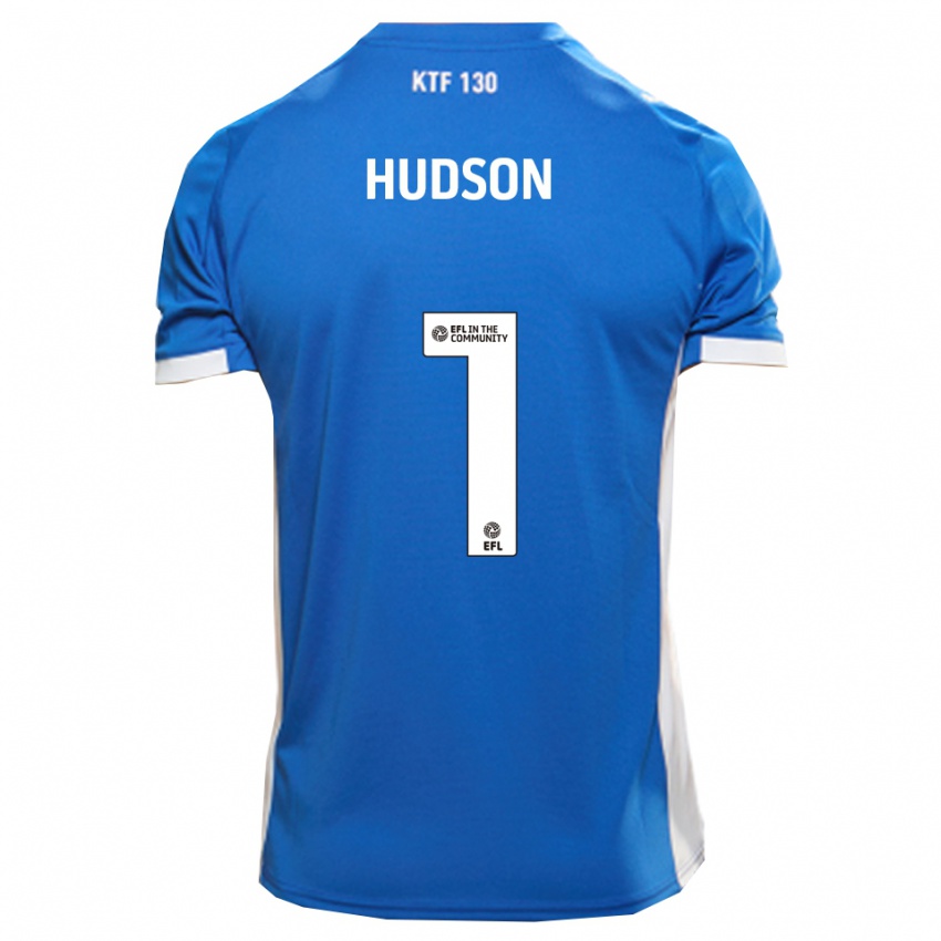 ילדים מת׳יו הדסון #1 כחול לבן ג'רזי ביתית 2025/26 חולצה קצרה