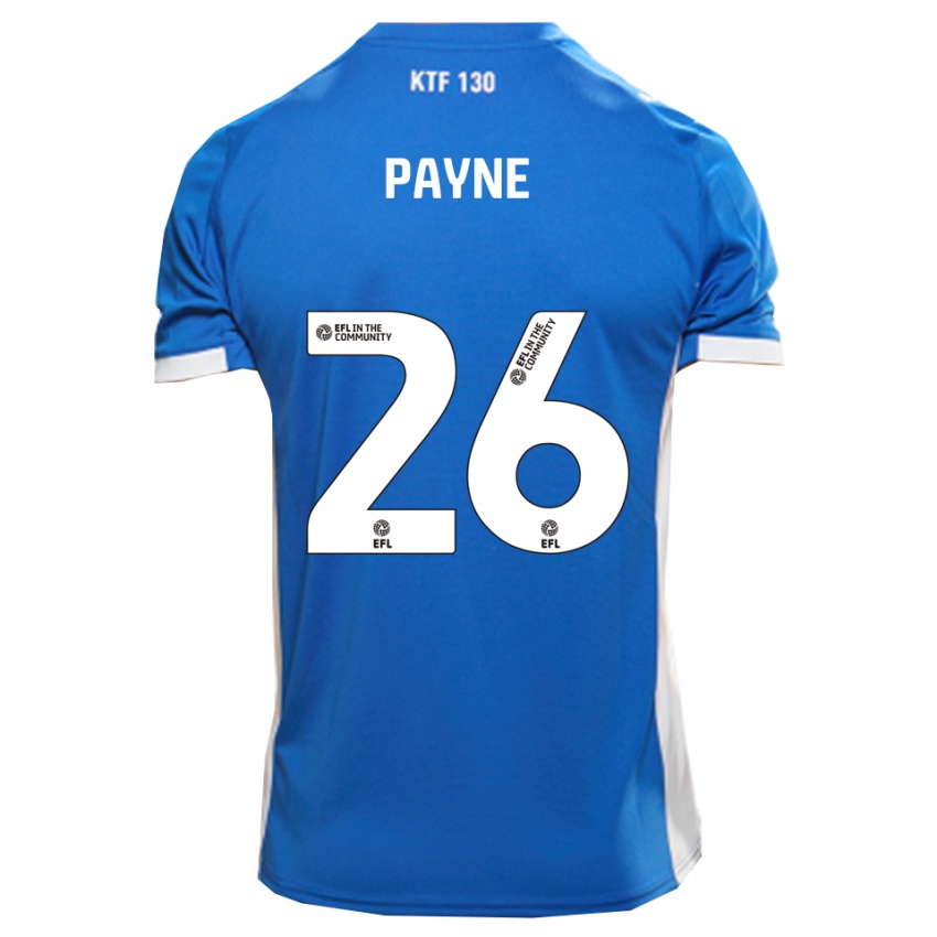 ילדים קאי פייני #26 כחול לבן ג'רזי ביתית 2025/26 חולצה קצרה