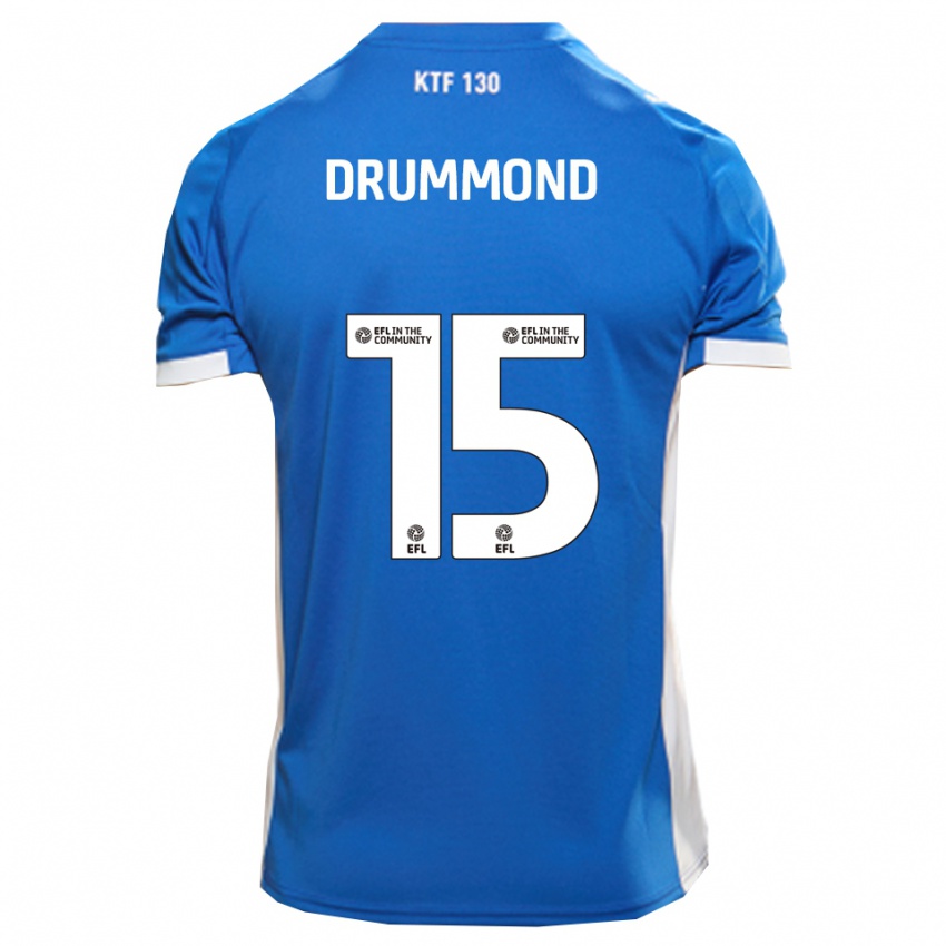 ילדים קיין דראמונד #15 כחול לבן ג'רזי ביתית 2025/26 חולצה קצרה