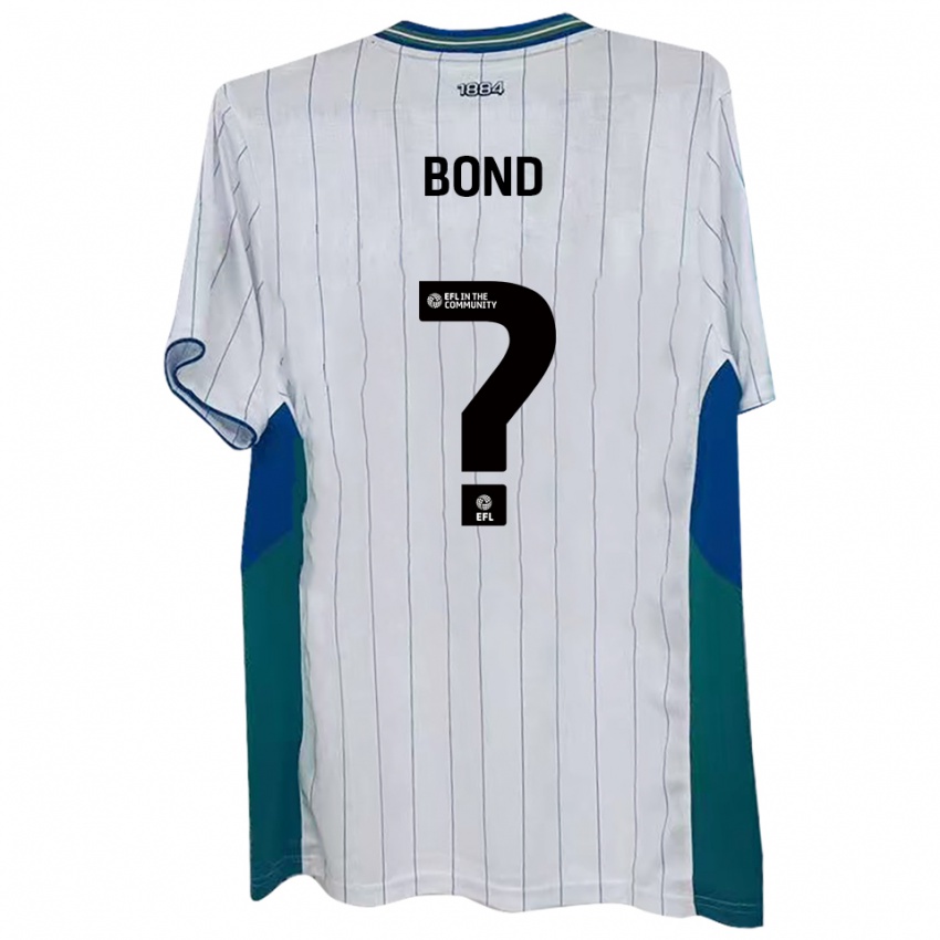 ילדים Shaney Bond #0 לבן ירוק כחול ג'רזי ביתית 2025/26 חולצה קצרה