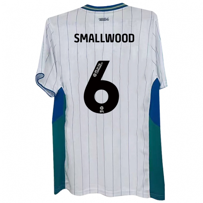 ילדים Richard Smallwood #6 לבן ירוק כחול ג'רזי ביתית 2025/26 חולצה קצרה