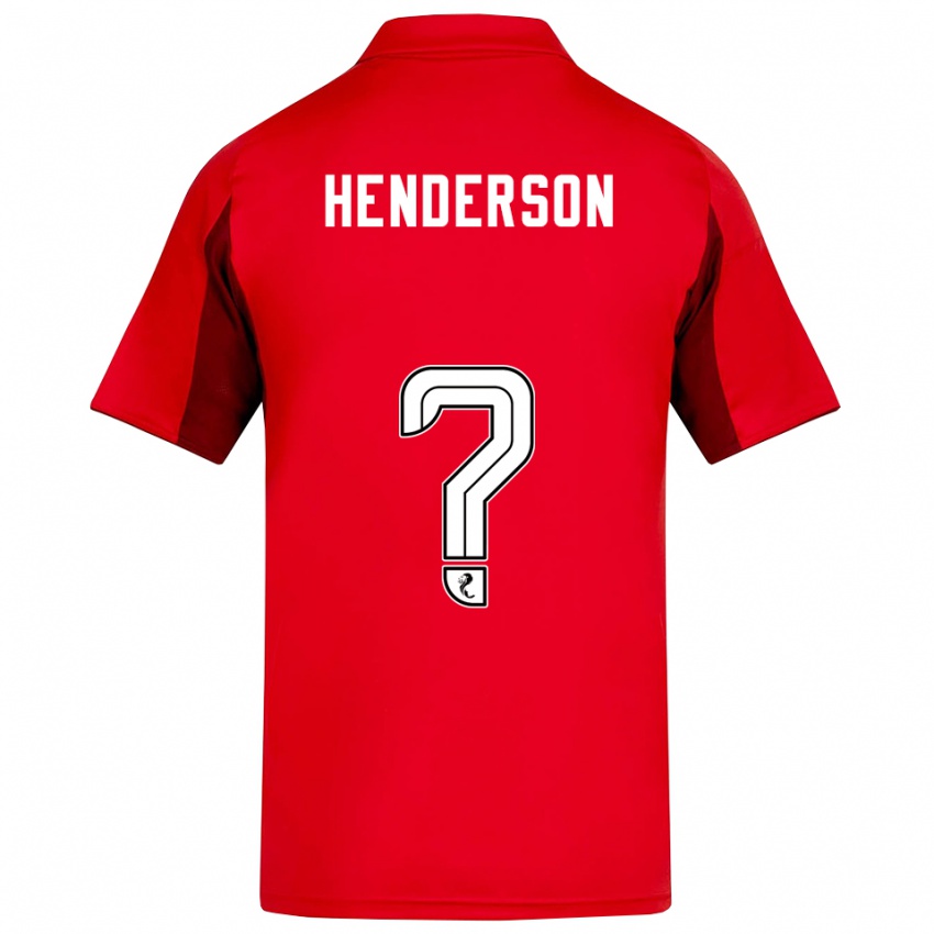 ילדים Jay Henderson #0 אדום בורדו ג'רזי ביתית 2025/26 חולצה קצרה