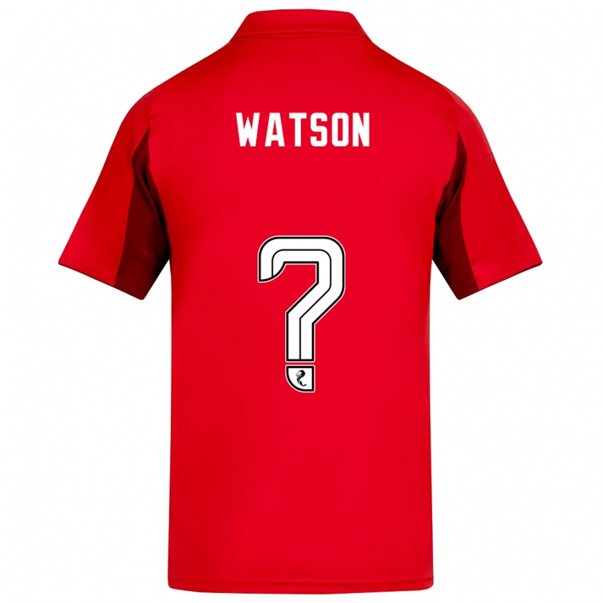 ילדים וגם ווטסון #0 אדום בורדו ג'רזי ביתית 2025/26 חולצה קצרה