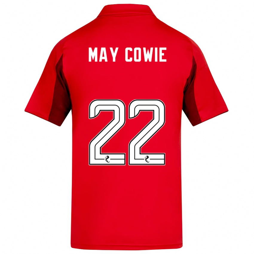 ילדים Ellie May Cowie #22 אדום בורדו ג'רזי ביתית 2025/26 חולצה קצרה