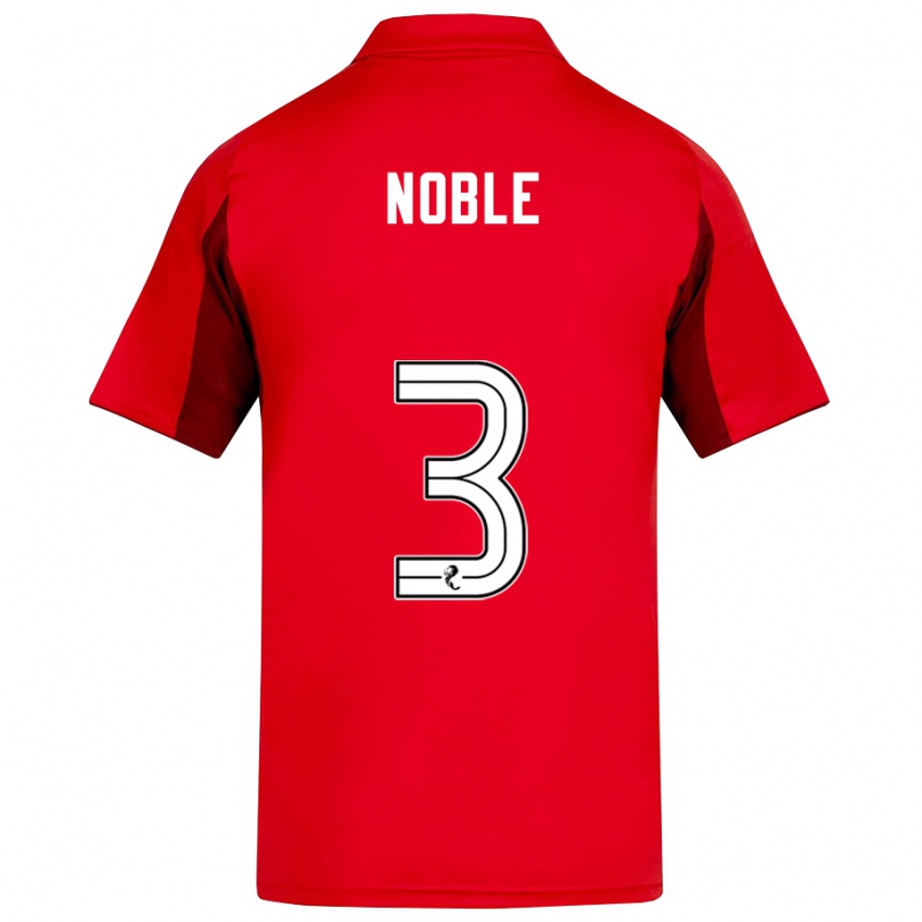 ילדים ניאם נובל #3 אדום בורדו ג'רזי ביתית 2025/26 חולצה קצרה