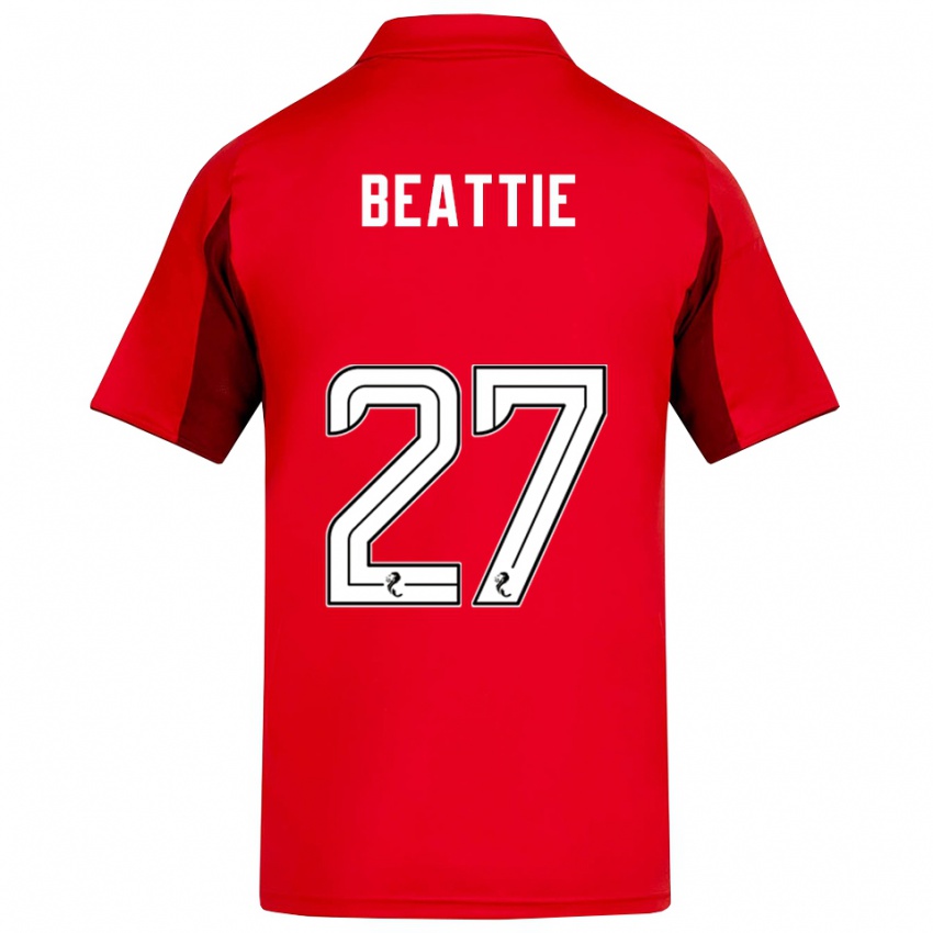 ילדים קרי ביטי #27 אדום בורדו ג'רזי ביתית 2025/26 חולצה קצרה