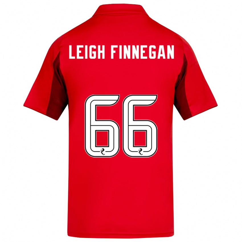 ילדים טוני לייגי פיניגן #66 אדום בורדו ג'רזי ביתית 2025/26 חולצה קצרה