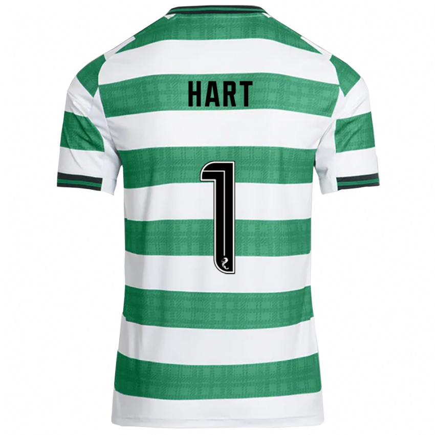 ילדים ג'ו הארט #1 ירוק לבן ג'רזי ביתית 2025/26 חולצה קצרה