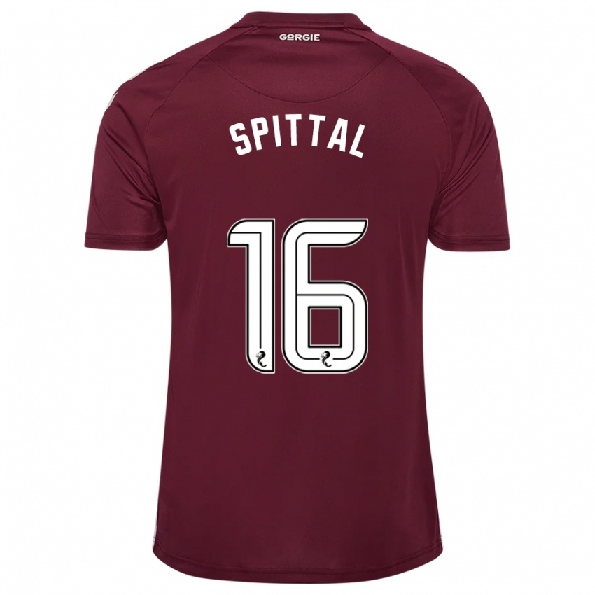 ילדים בלייר ספיטל #16 בורדו לבן ג'רזי ביתית 2025/26 חולצה קצרה