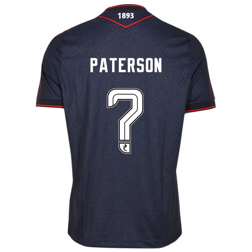 ילדים Sonny Paterson #0 כחול נייבי לבן ג'רזי ביתית 2025/26 חולצה קצרה