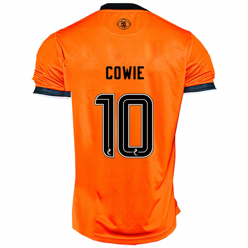 ילדים Ellie Cowie #10 כתום שחור ג'רזי ביתית 2025/26 חולצה קצרה