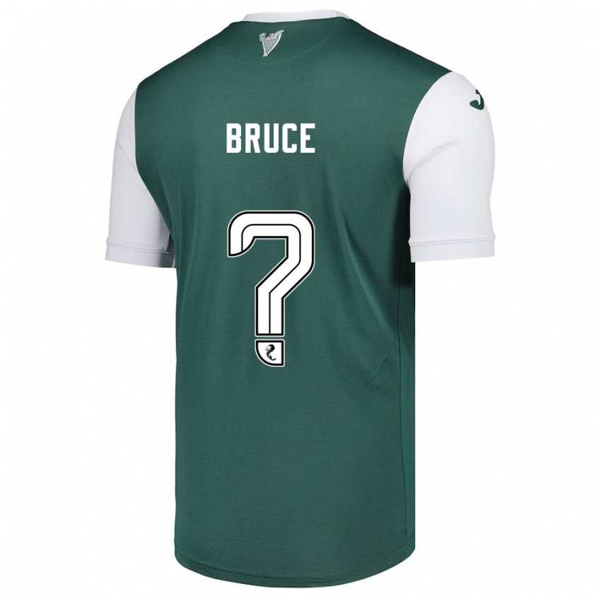 ילדים Zach Bruce #0 ירוק לבן ג'רזי ביתית 2025/26 חולצה קצרה