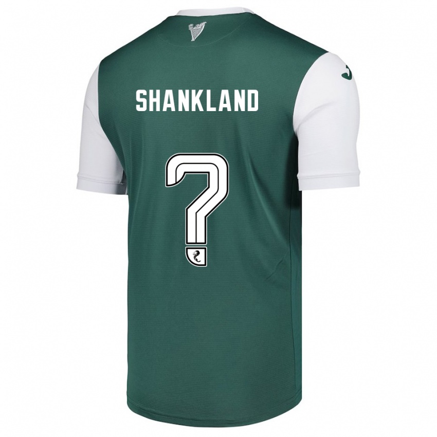 ילדים Cole Shankland #0 ירוק לבן ג'רזי ביתית 2025/26 חולצה קצרה