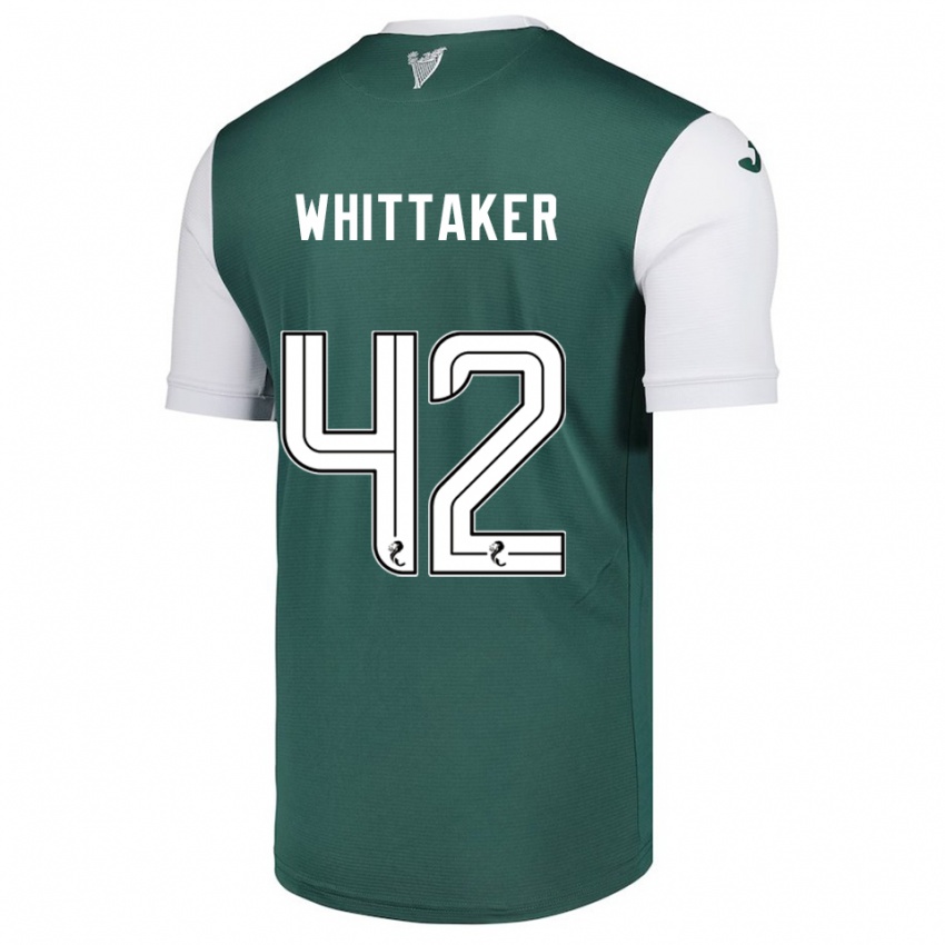 ילדים רורי ויטאקר #42 ירוק לבן ג'רזי ביתית 2025/26 חולצה קצרה