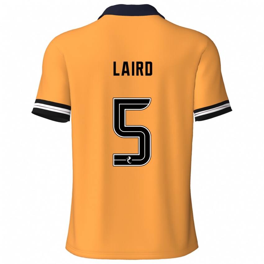 ילדים סאמר ליירד #5 צהוב שחור ג'רזי ביתית 2025/26 חולצה קצרה