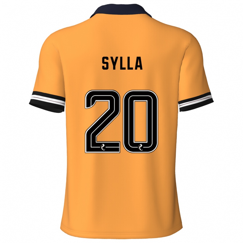 ילדים מוחמד סילה #20 צהוב שחור ג'רזי ביתית 2025/26 חולצה קצרה