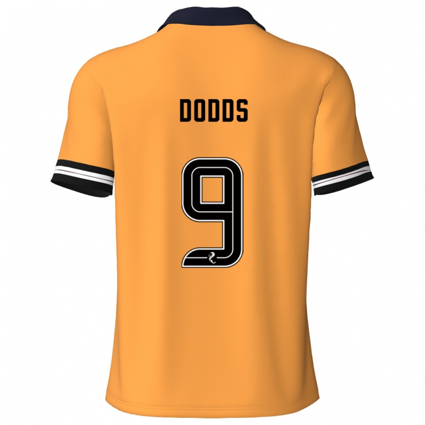 ילדים Jen Dodds #9 צהוב שחור ג'רזי ביתית 2025/26 חולצה קצרה