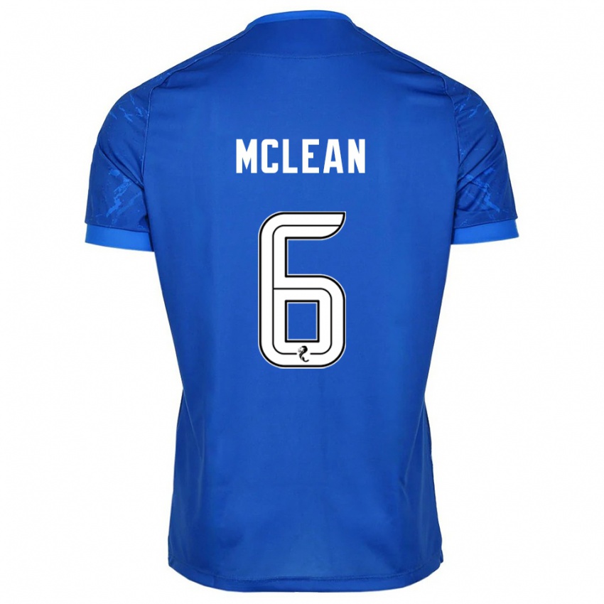 ילדים אלווי מקלין #6 כחול לבן ג'רזי ביתית 2025/26 חולצה קצרה