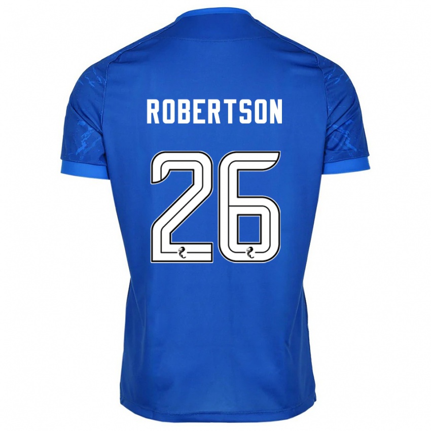 ילדים Rebecca Robertson #26 כחול לבן ג'רזי ביתית 2025/26 חולצה קצרה